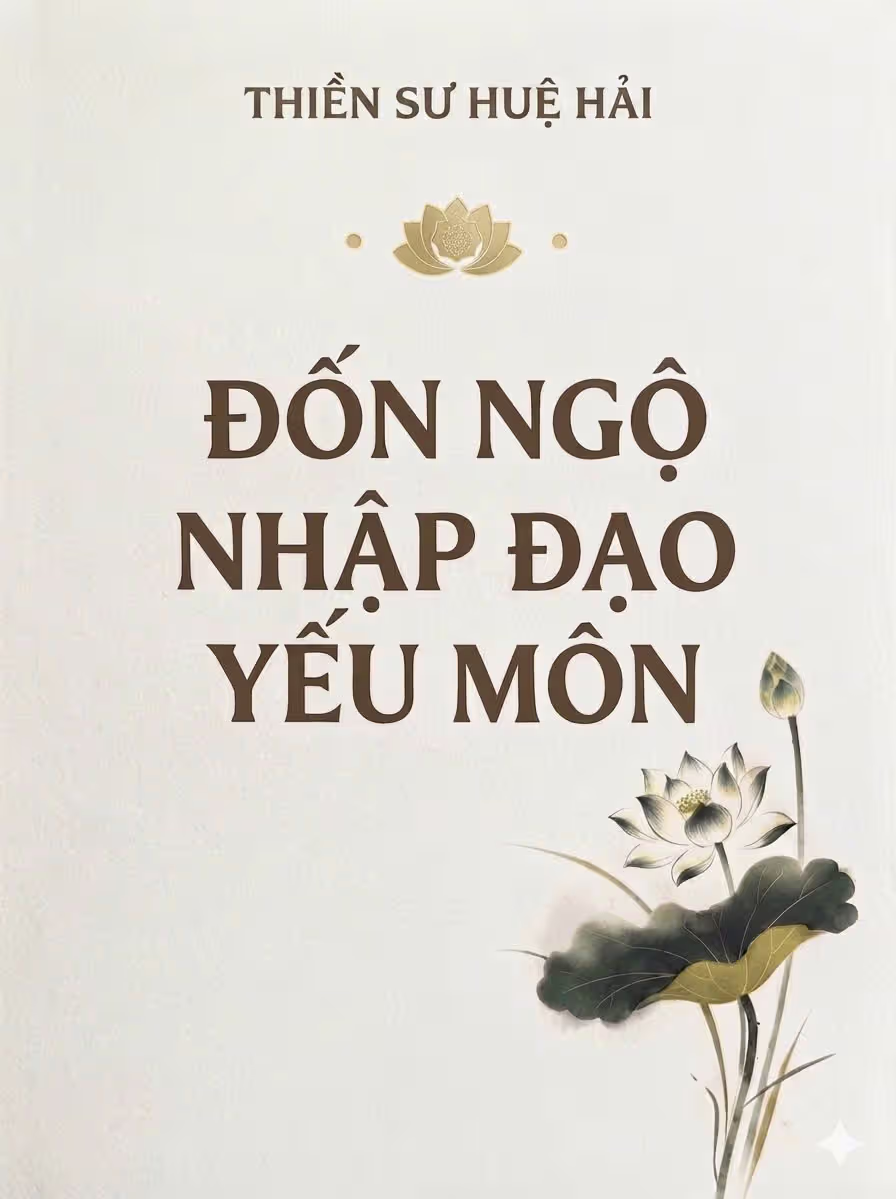 ĐỐN NGỘ NHẬP ĐẠO YẾU MÔN LUẬN